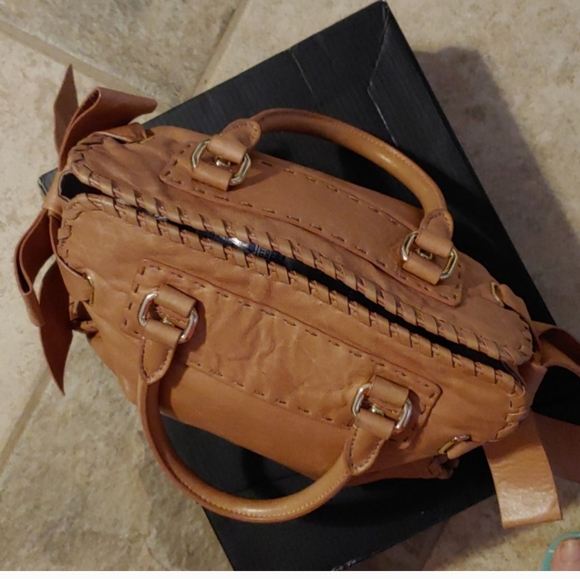Leather Bow Bag - Picture 4 of 7